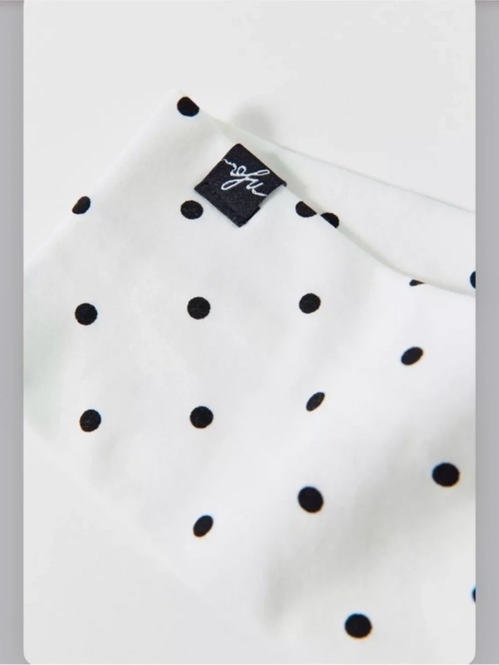 Urban Outfitters White and Black Polka Dot Headband